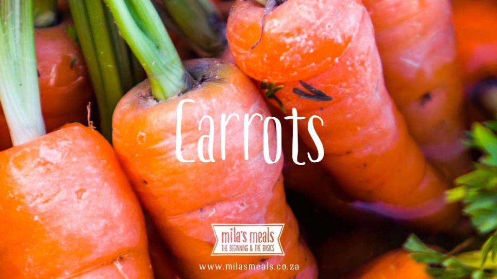 carrot nutrition information