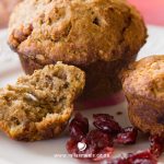 Gluten-free Sweet Potato & Cranberry Muffins