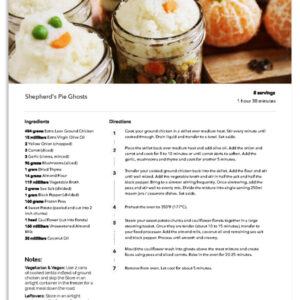 Mila's Mwals Shepherd's Pie Ghosts Recipe