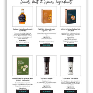 Mila's Meals Shopping Guide